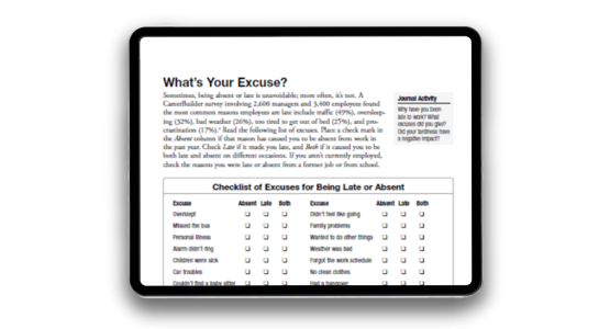 Workbook Contents